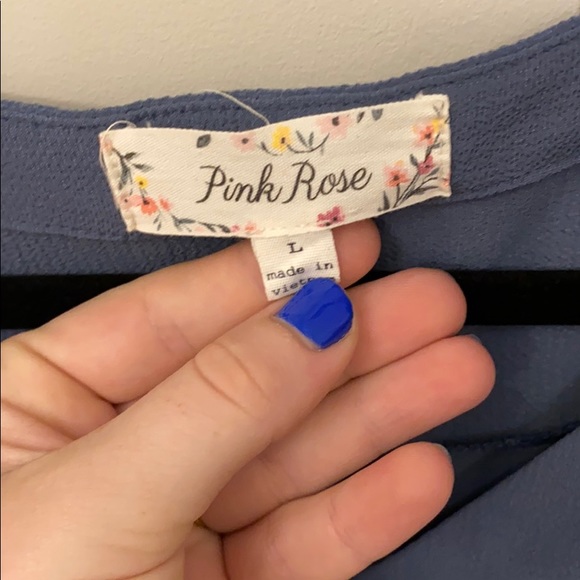 Blue button up blouse - Picture 2 of 2